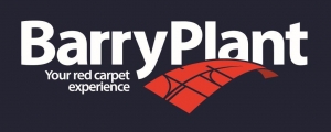 Barry Plant Logo BLUE BACKGROUND
